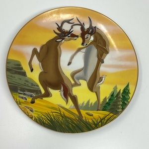 The Disney Collection Bambi Collector Plate The Challenge 1183 of 20,000 Japan